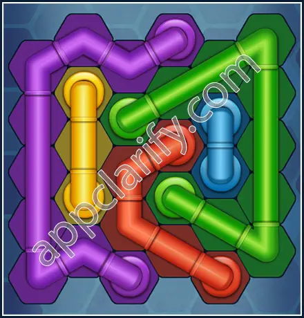 Pipe Lines: Hexa Kids 2 Level 35 Solution