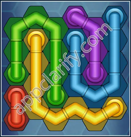 Pipe Lines: Hexa Kids 2 Level 61 Solution