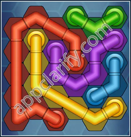 Pipe Lines: Hexa Kids 2 Level 72 Solution