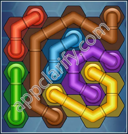 Pipe Lines: Hexa Kids 2 Level 78 Solution