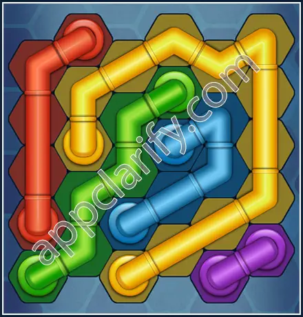 Pipe Lines: Hexa Kids 2 Level 93 Solution