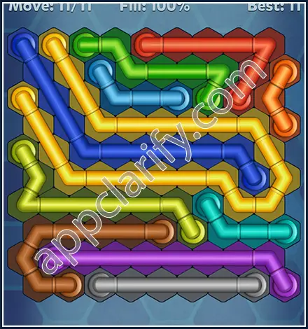 Pipe Lines: Hexa Master 2 Level 81 Solution