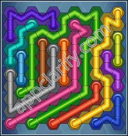 Pipe Lines: Hexa Master 2 Level 99 Solution