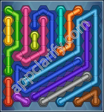 Pipe Lines: Hexa Master Level 139 Solution