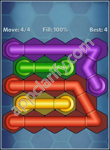 Pipe Lines: Hexa Mini-Rotation Level 18 Solution