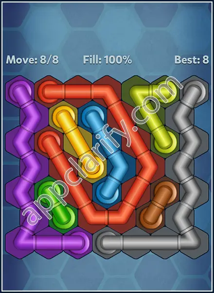 Pipe Lines: Hexa Mini-Rotation Level 89 Solution