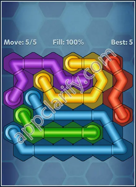 Pipe Lines: Hexa Mini-Twister Level 138 Solution