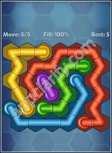 Pipe Lines: Hexa Mini-Twister Level 16 Solution