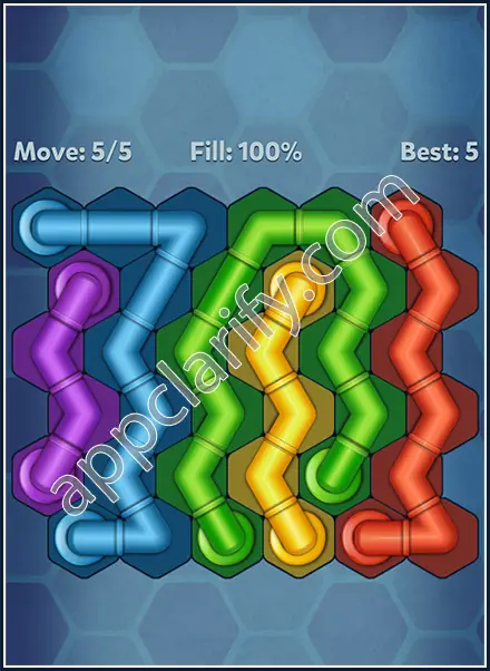 Pipe Lines: Hexa Mini-Twister Level 50 Solution