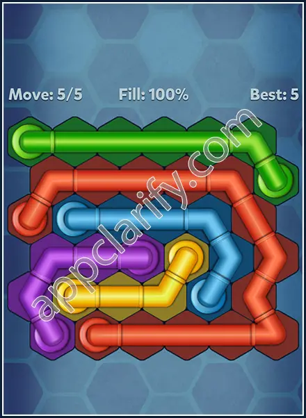 Pipe Lines: Hexa Mini-Twister Level 58 Solution