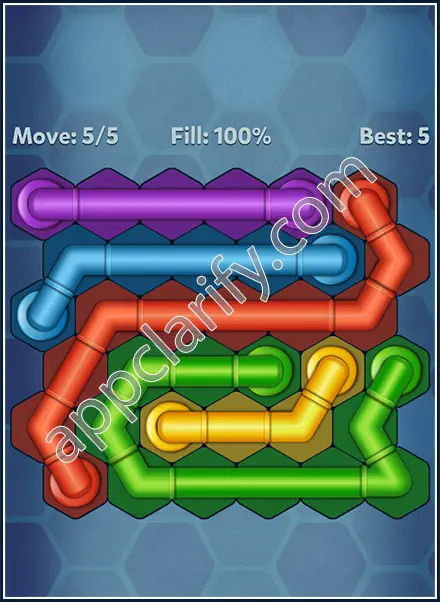 Pipe Lines: Hexa Mini-Twister Level 74 Solution