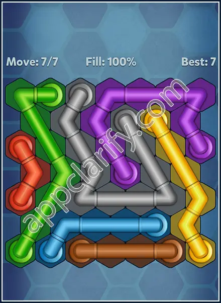 Pipe Lines: Hexa Mini-Twister Level 83 Solution