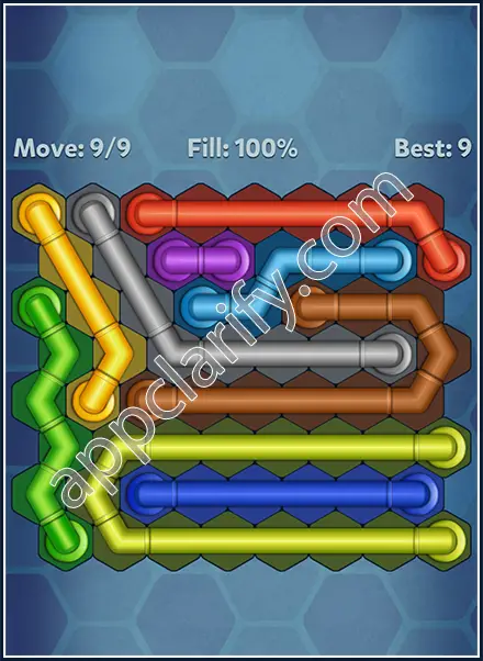 Pipe Lines: Hexa Mini-Twister Level 92 Solution