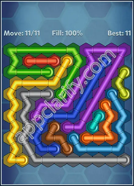 Pipe Lines: Hexa Rainbow 2 Level 108 Solution