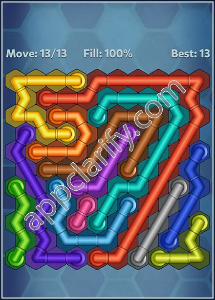 Pipe Lines: Hexa Rainbow 2 Level 150 Solution