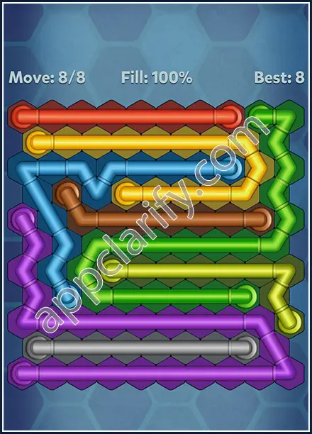 Pipe Lines: Hexa Rainbow 2 Level 158 Solution