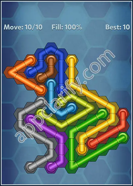 Pipe Lines: Hexa Rainbow 2 Level 173 Solution