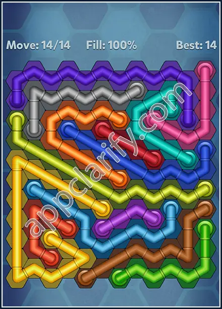 Pipe Lines: Hexa Rainbow 2 Level 23 Solution