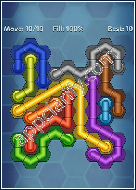 Pipe Lines: Hexa Rainbow 2 Level 47 Solution