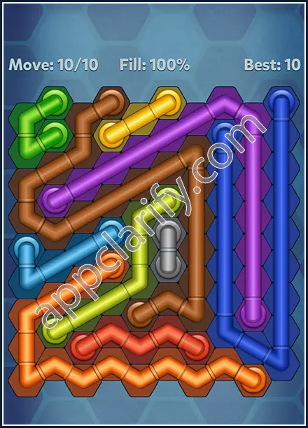 Pipe Lines: Hexa Rainbow 2 Level 87 Solution