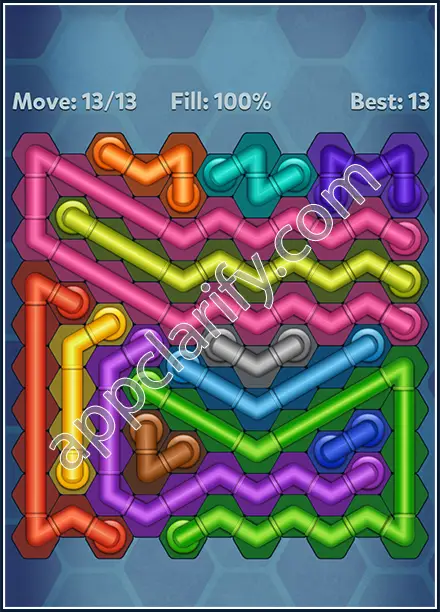 Pipe Lines: Hexa Rainbow 2 Level 90 Solution