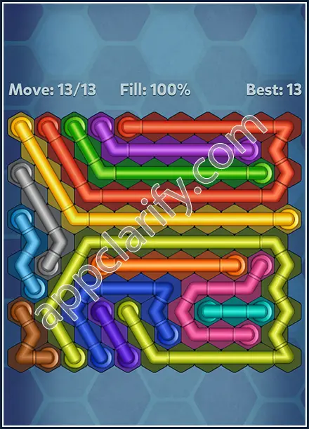 Pipe Lines: Hexa Rainbow 3 Level 108 Solution