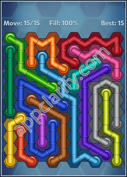 Pipe Lines: Hexa Rainbow 3 Level 118 Solution