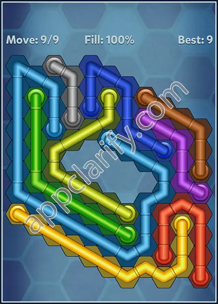 Pipe Lines: Hexa Rainbow 3 Level 126 Solution