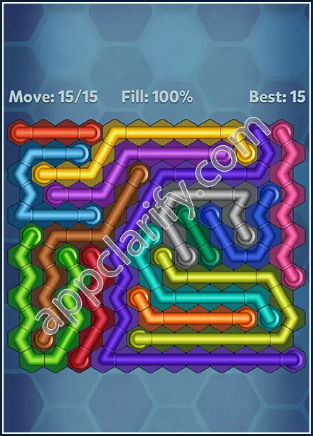 Pipe Lines: Hexa Rainbow 3 Level 133 Solution