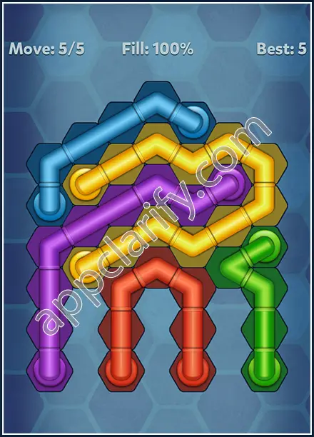 Pipe Lines: Hexa Rainbow 3 Level 137 Solution