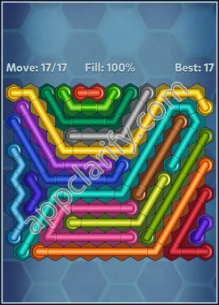 Pipe Lines: Hexa Rainbow 3 Level 141 Solution