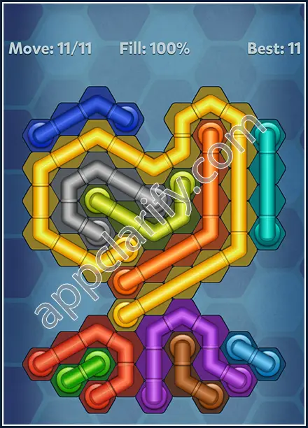 Pipe Lines: Hexa Rainbow 3 Level 151 Solution