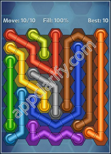 Pipe Lines: Hexa Rainbow 3 Level 152 Solution