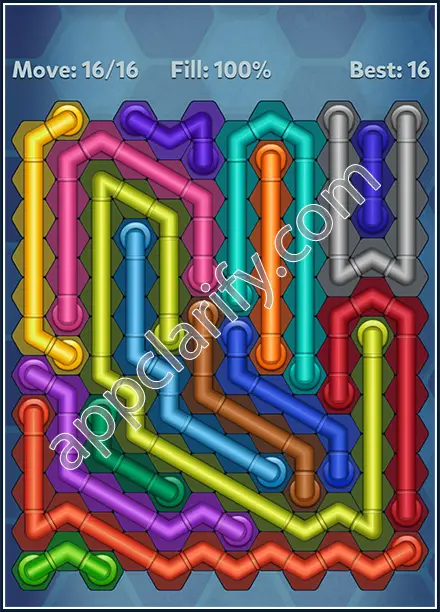 Pipe Lines: Hexa Rainbow 3 Level 157 Solution