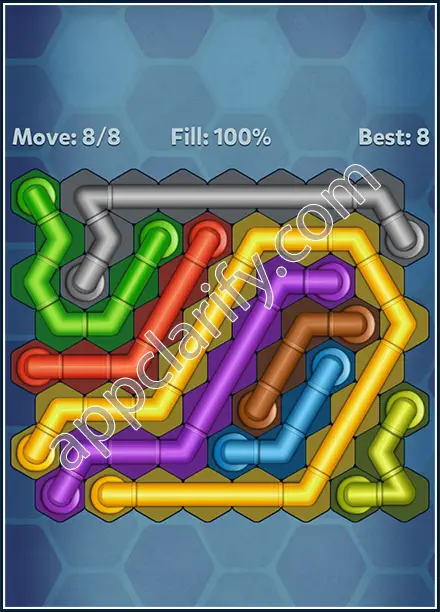 Pipe Lines: Hexa Rainbow 3 Level 169 Solution