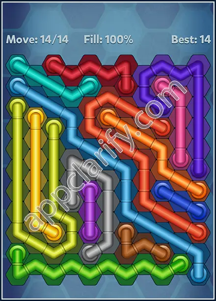 Pipe Lines: Hexa Rainbow 3 Level 174 Solution