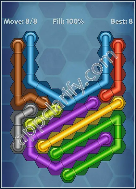 Pipe Lines: Hexa Rainbow 3 Level 179 Solution