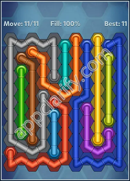 Pipe Lines: Hexa Rainbow 3 Level 180 Solution