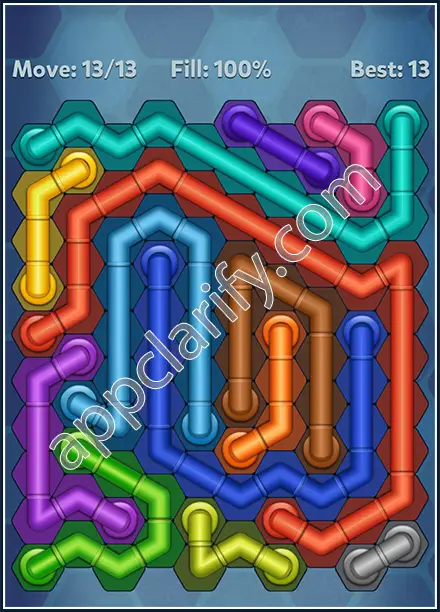 Pipe Lines: Hexa Rainbow 3 Level 31 Solution