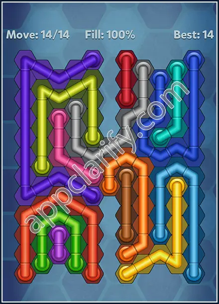 Pipe Lines: Hexa Rainbow 3 Level 53 Solution