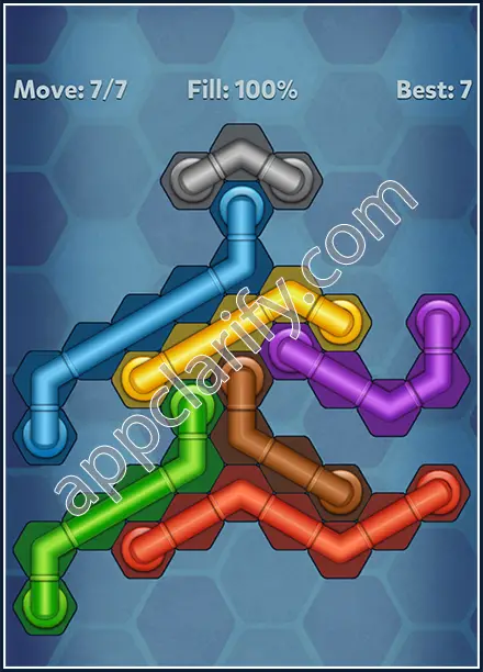Pipe Lines: Hexa Rainbow 3 Level 56 Solution