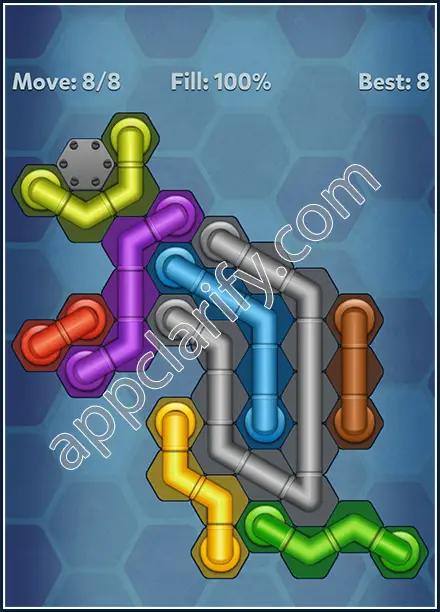 Pipe Lines: Hexa Rainbow 3 Level 58 Solution