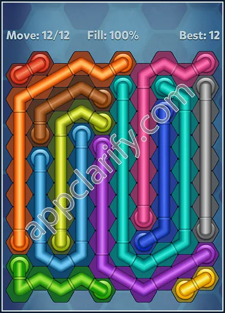 Pipe Lines: Hexa Rainbow 3 Level 59 Solution