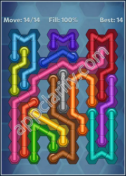 Pipe Lines: Hexa Rainbow 3 Level 61 Solution