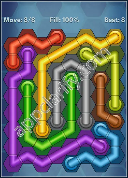 Pipe Lines: Hexa Rainbow 3 Level 65 Solution
