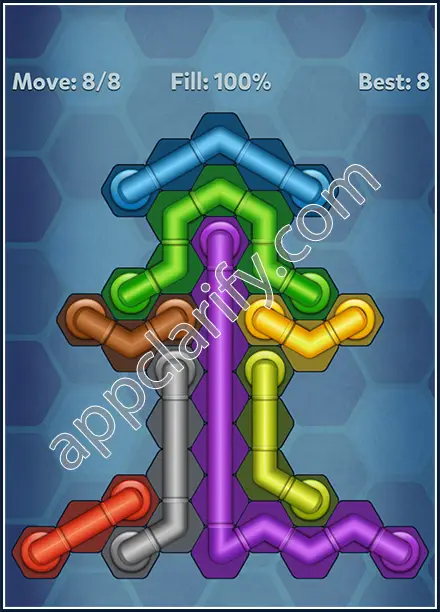 Pipe Lines: Hexa Rainbow 3 Level 72 Solution
