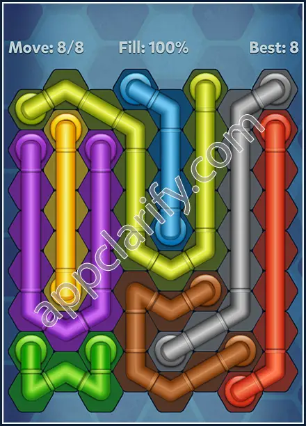 Pipe Lines: Hexa Rainbow 3 Level 73 Solution