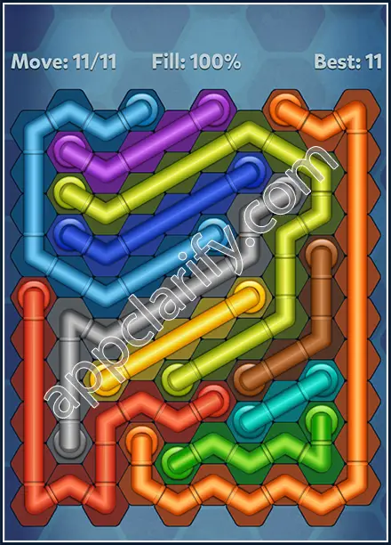 Pipe Lines: Hexa Rainbow 3 Level 79 Solution