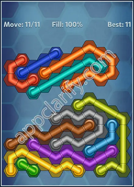 Pipe Lines: Hexa Rainbow 3 Level 86 Solution