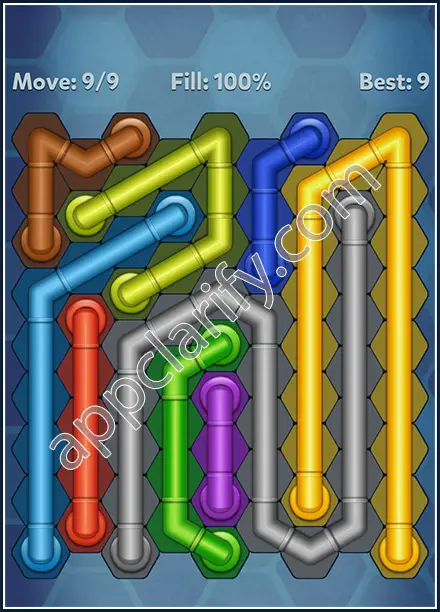 Pipe Lines: Hexa Rainbow 3 Level 90 Solution